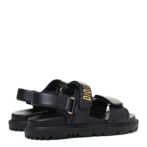 black dior sandles|christian dior sandals black.